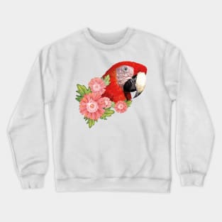 Scarlet macaw Crewneck Sweatshirt